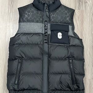 Coach Black and Gray Men's Vest